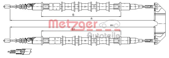 Handremkabel Metzger 11.5933