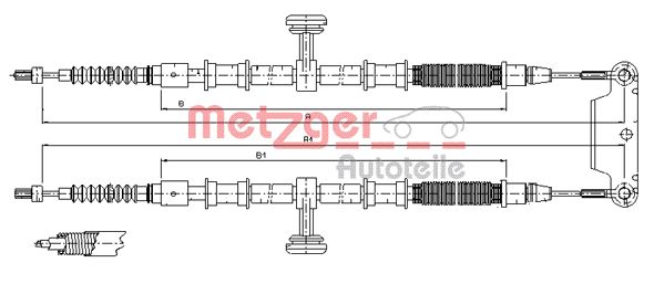 Handremkabel Metzger 11.5944