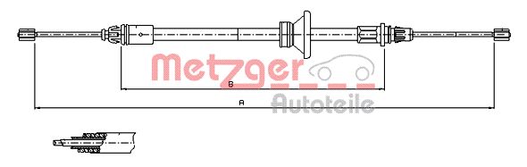 Handremkabel Metzger 11.6801