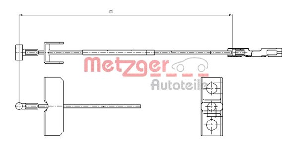 Handremkabel Metzger 11.6803