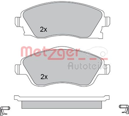 Metzger Remblokset 1170047