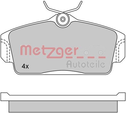 Remblokset Metzger 1170125