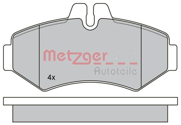 Metzger Remblokset 1170274