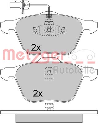 Remblokset Metzger 1170342