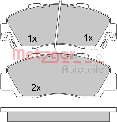 Metzger Remblokset 1170373