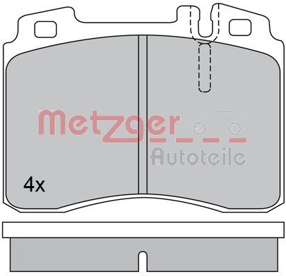 Remblokset Metzger 1170374