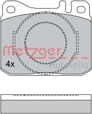 Metzger Remblokset 1170385