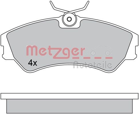 Remblokset Metzger 1170397