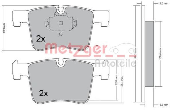 Metzger Remblokset 1170469