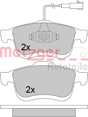 Metzger Remblokset 1170542