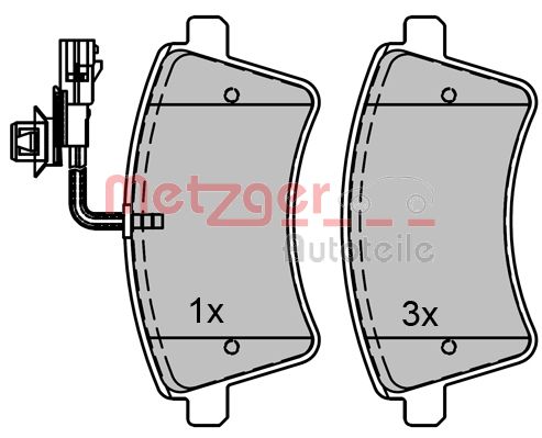 Metzger Remblokset 1170776