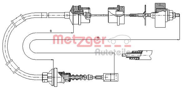 Koppelingskabel Metzger 1172.8