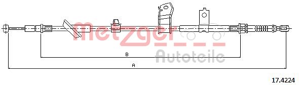 Handremkabel Metzger 17.4224