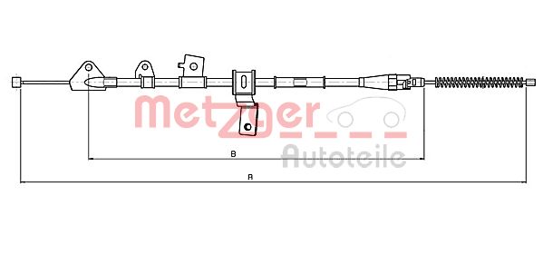 Handremkabel Metzger 17.5069