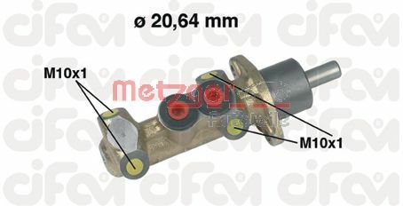 Hoofdremcilinder Metzger 202-044