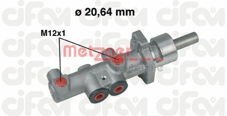 Hoofdremcilinder Metzger 202-404