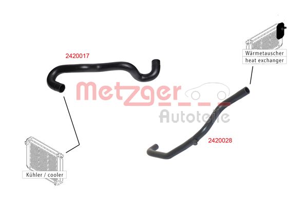 Metzger Radiateurslang 2420028