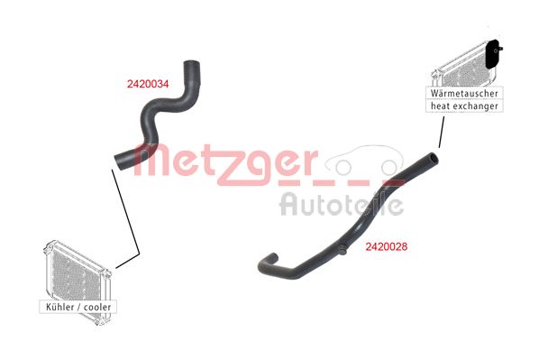 Metzger Radiateurslang 2420028