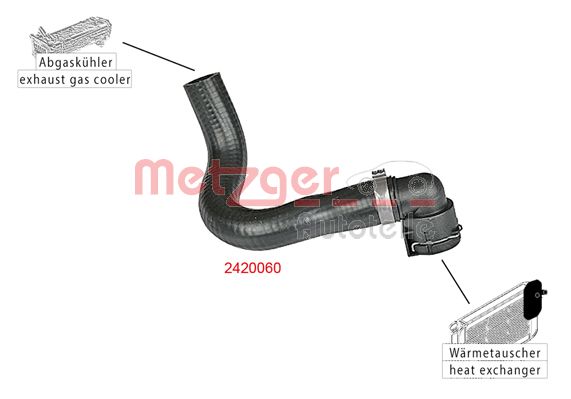 Metzger Radiateurslang 2420060