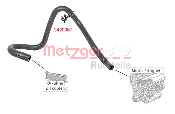 Metzger Radiateurslang 2420067