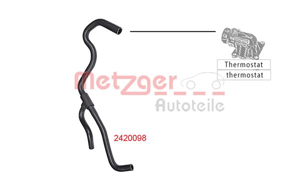 Metzger Radiateurslang 2420098