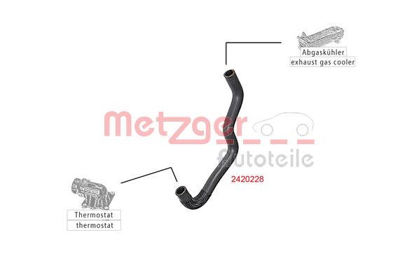 Metzger Radiateurslang 2420228