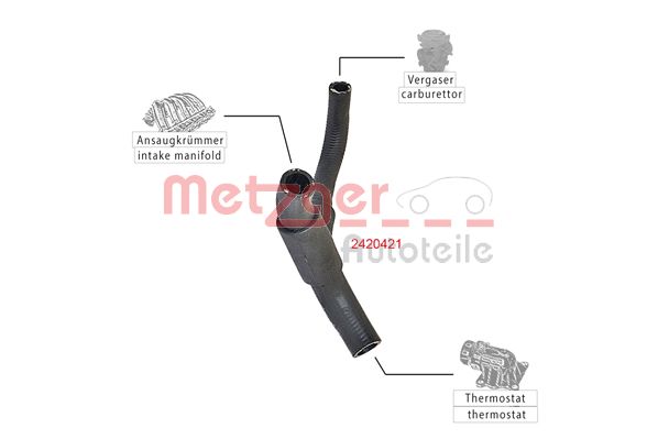 Metzger Radiateurslang 2420421