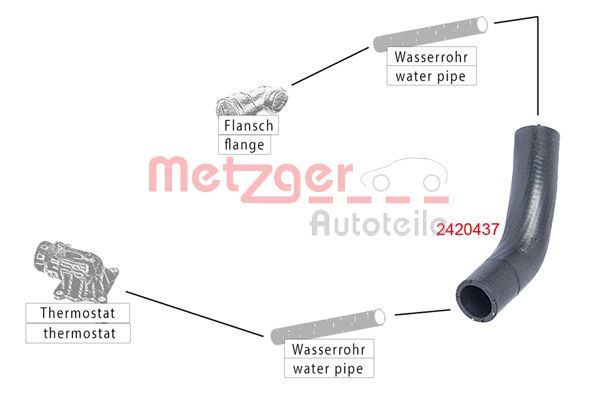 Metzger Radiateurslang 2420437