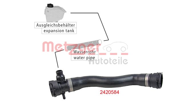 Metzger Radiateurslang 2420584