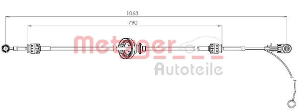 Metzger Koppelingskabel 3150302