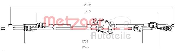 Metzger Koppelingskabel 3150305