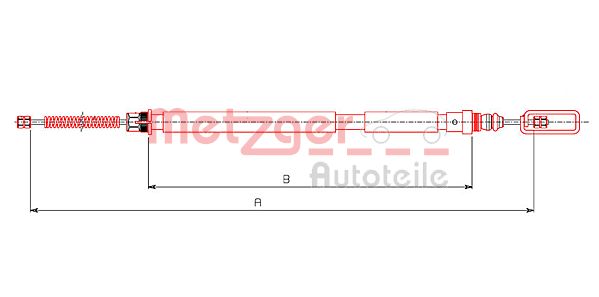 Handremkabel Metzger 491.4