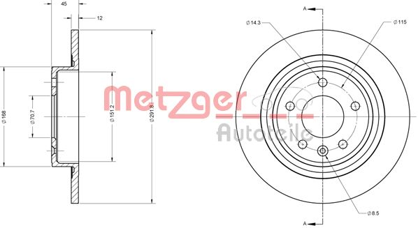 Metzger Remschijven 6110247