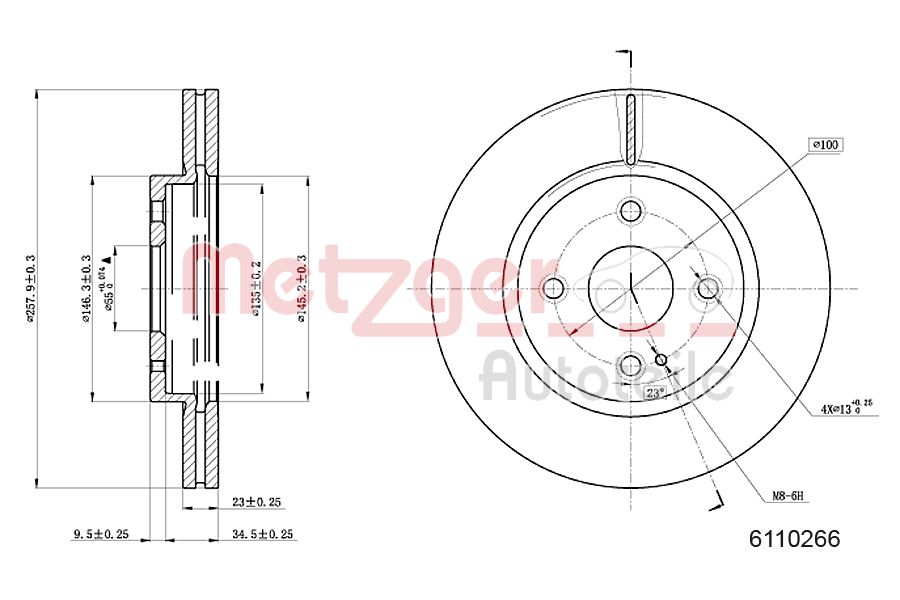 Metzger Remschijven 6110266