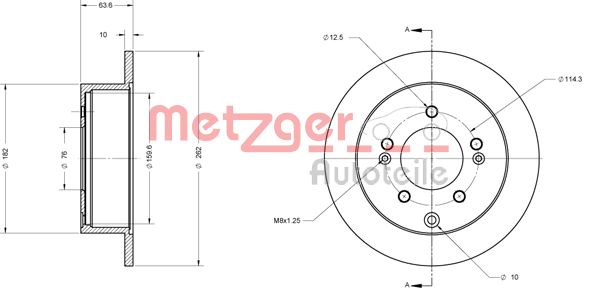 Metzger Remschijven 6110396