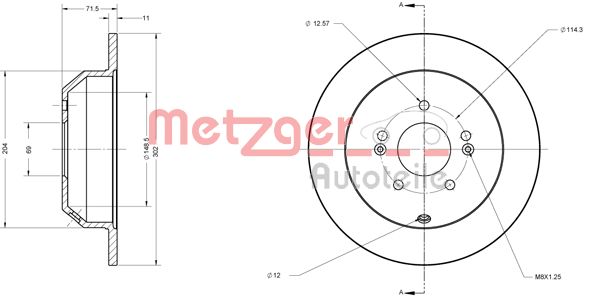 Metzger Remschijven 6110460