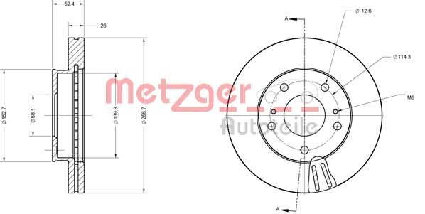 Metzger Remschijven 6110702