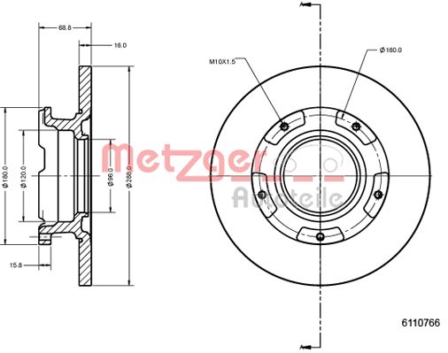 Metzger Remschijven 6110766