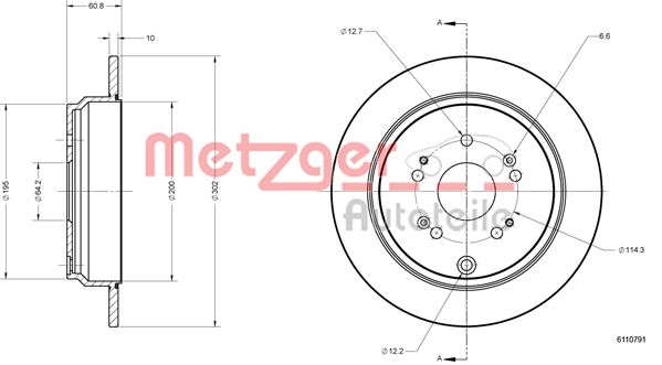 Metzger Remschijven 6110791