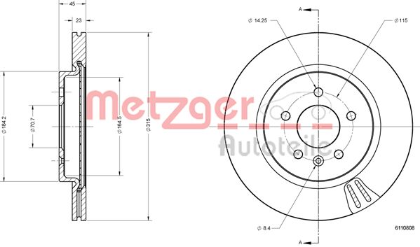 Metzger Remschijven 6110808