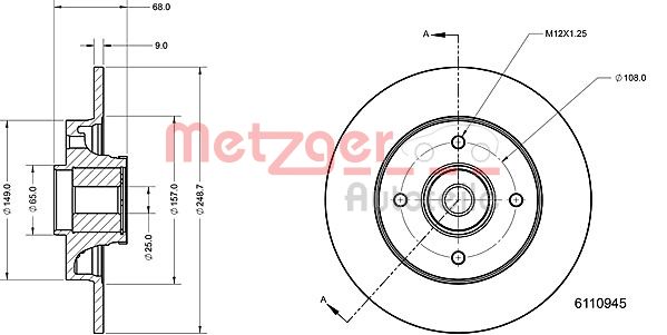 Metzger Remschijven 6110945