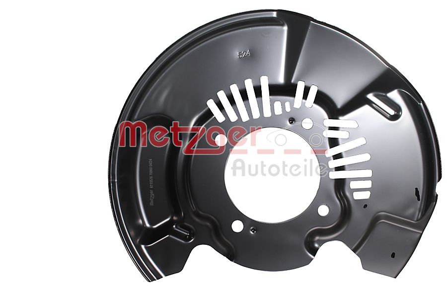 Metzger Dekplaat, remschijf 6115576