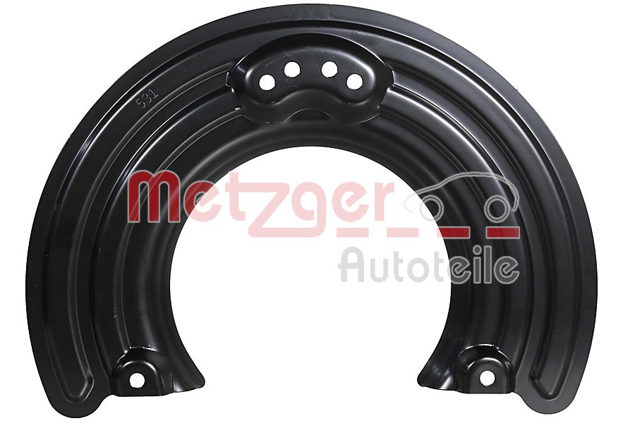 Metzger Dekplaat, remschijf 6115594