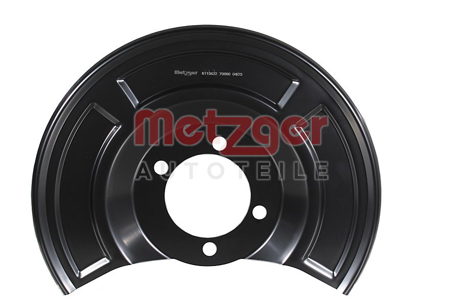 Metzger Dekplaat, remschijf 6115622