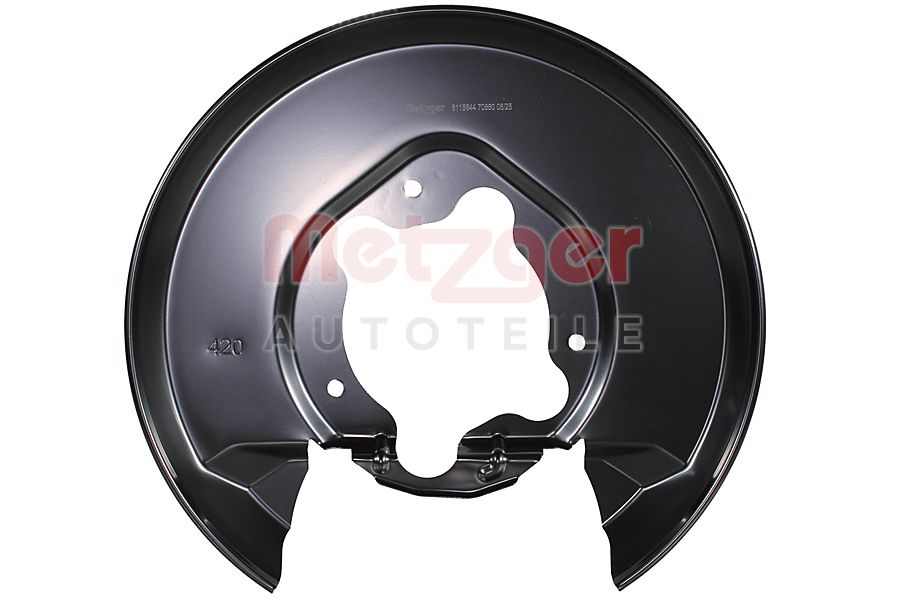 Metzger Dekplaat, remschijf 6115644