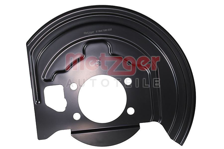 Metzger Dekplaat, remschijf 6115648