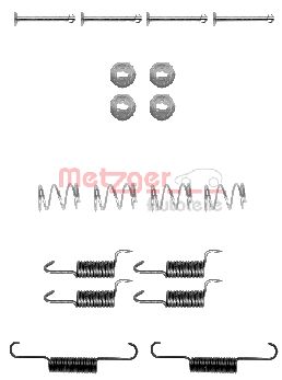 Rem montageset Metzger 105-0871