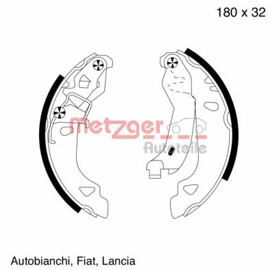 Remschoen set Metzger MG 585