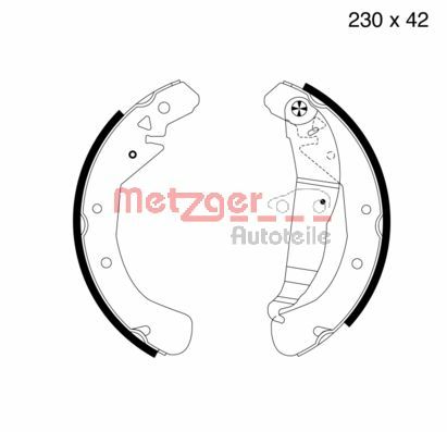 Remschoen set Metzger MG 672