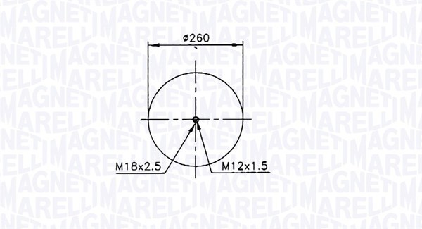 Magneti Marelli Veerbalg 030607020151